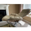 Image 4 : Chairworks Modern Chrome And Cream Leather Chair With Footrest 
