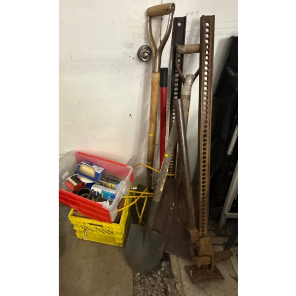Collection Of Tools including High-Lift Jack, Shovels & More