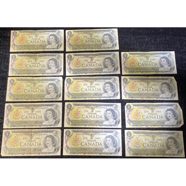 Canadian $1 Bills