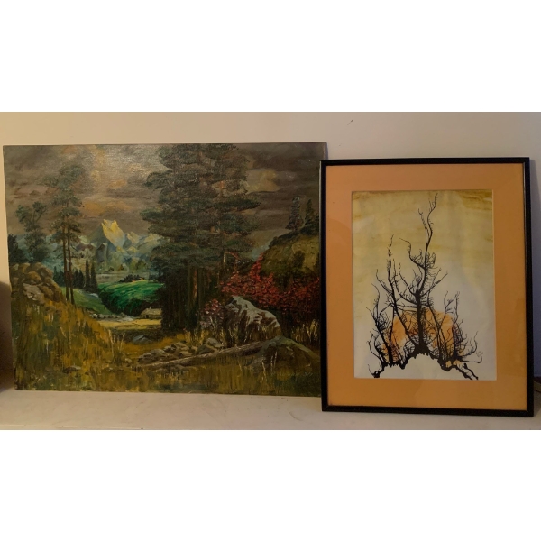 Art Paintings- R. Adrian 3/70 & Kim Bird 12x16