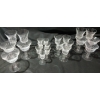 Image 2 : Val St.Lambert Belgium Hand Blown "Glendale" Pattern with  Cutlery, and Street Sign