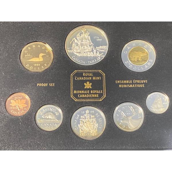  1999  Voyage of Juan Pérez Royal Canadian Mint Sterling Silver Proof Set