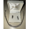Vintage Silver Set - Choker & Earrings