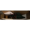 Image 1 : 1.2 Meter Tall Synthetic Faux Christmas Tree, Rotating Base Fiber Optic 