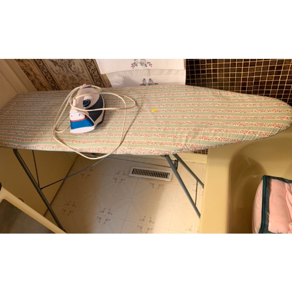 Ironing Board w/ Iron (53W, 15D, 33T) 