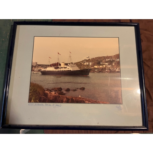 HMX Britannia leaving St. John’s Newfoundland in 1983