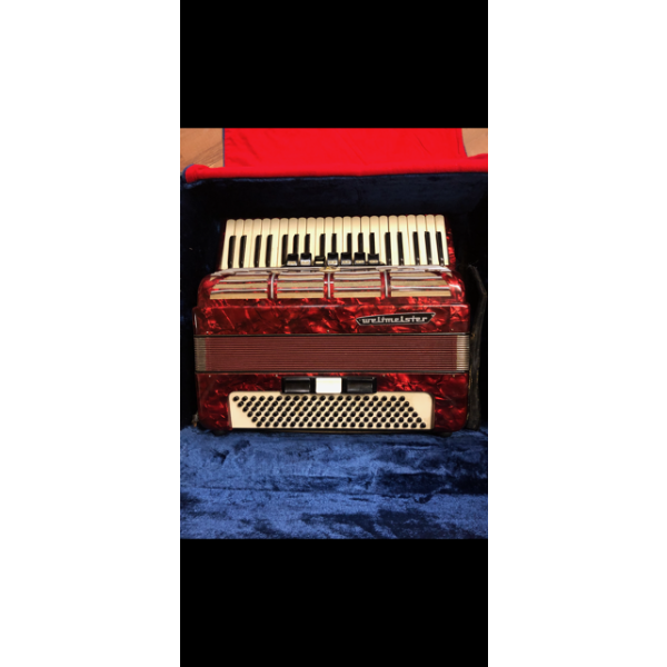 Vintage Weltmeister Seperano Standard Accordion made in Germany nice condition.
