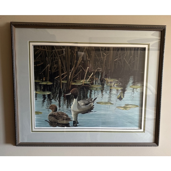 Robert Bateman - Spring Marsh Pintail Pair Limited Edition Lithograph 31x21