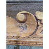 Image 6 : 30" X 44" Vintage Framed Tapestry With Hand Carved Wooden Frame