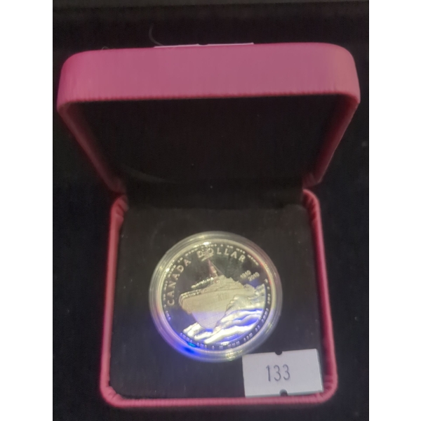 RCM 2010 100th Anniversary of the Royal Canadian Navy Sterling Silver 9.25 Coin 25.175g