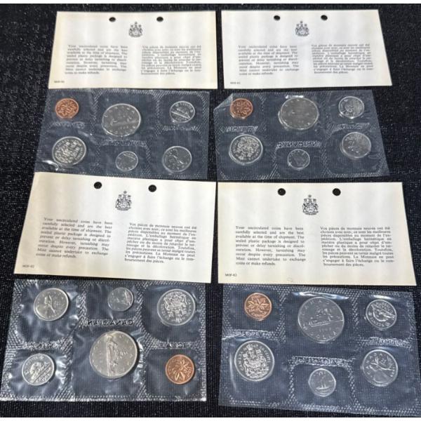 1968 & 1969 Canadian Uncirculated Coin Sets