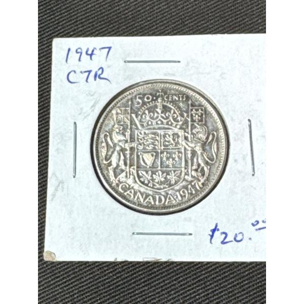 Canada 1947 Half Dollar Coin