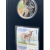 Image 2 : 2005 Canada $5 Deer & Fawn Coin And Stamp Set