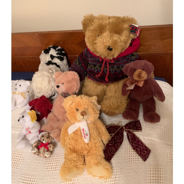 Stuffed Animal Collection - Stored in Sealed Container 