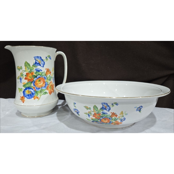 Lovely Water Basin & Pitcher Made in England 