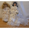 Image 1 : Porcelain Dolls in White - Tallest is 17T 