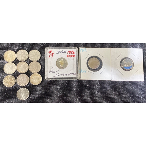 Canadian Silver Dimes
