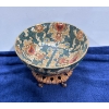 Image 6 : Handpainted Bowl and Urn with Wooden Stands
