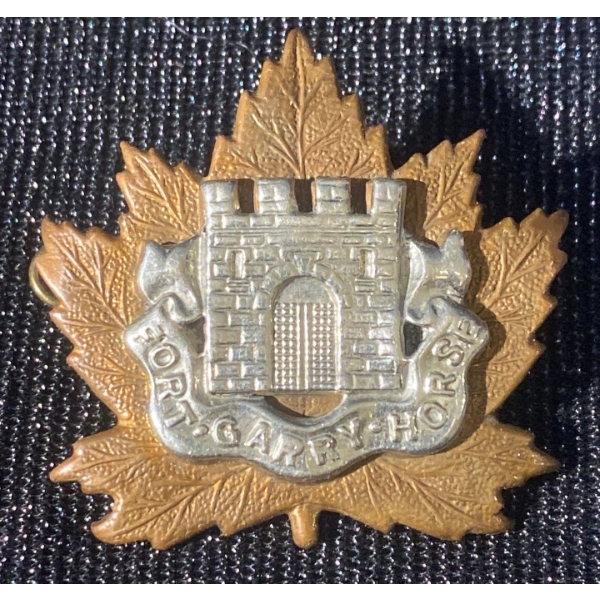  Canadian Military Cap Badge Belonging to the Fort Garry Horse Regiment