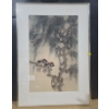 Image 1 : Asian Birds in Tree Painting 20 X 28, Framed Under Glass, Signed by Pauly Wong