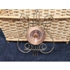 Image 4 : Wooden Wine Rack & Wicker Basket