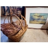 Image 4 : collectible framed print titled "Last Flight Home" by renowned aviation artist Robert Taylor &wicker