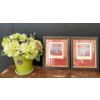 Image 1 : Prosperity & Love Prints (10x12 Each) w/ Planter & Artificial Flowers 