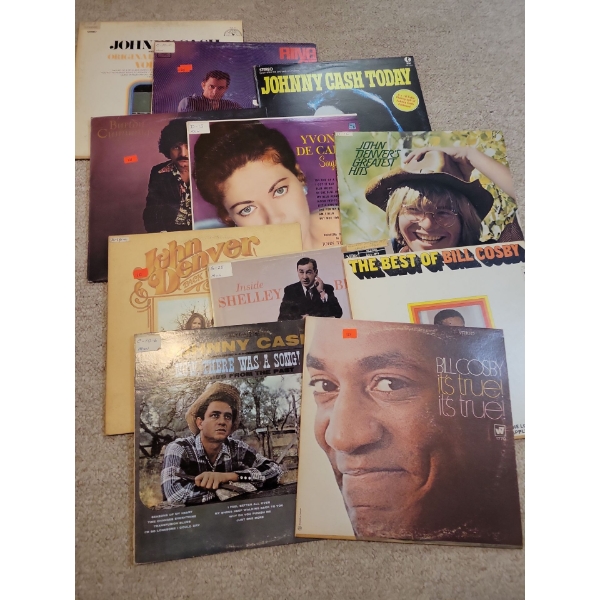 Record Collection Johnny Cash Bill Cosby