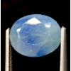 Image 1 : 4.8 ct Certified Blue Sapphire Gemstone ($7,200 Appraisal)
