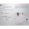 Image 3 : 1.9 gram Certified Silver Sapphire gemstone Ring ($1,973 Appraisal)