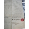 Image 4 : Original Handwritten Land Deed Indenture, Likely Dating From The Late Early 19th Century.