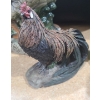 Image 5 : Collection of Roosters and Hens- Tallest w/ Crackle Finish 9 W, 15 T 