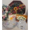 Image 3 : Floral Wreaths w/ collectible serving dishes
