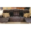 Image 5 : Power Reclining Sofa w/ Cup Holders & Built In Storage 102x40x43