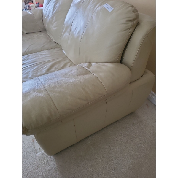 Ivory Colour 2  Seater Loveseat 70 w, 34 h, 34 d
