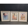 Image 1 : Three Framed Native American Style Prints