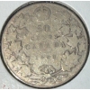 Image 2 : 1909 Canadian 50 Cent Coin 92.5% Silver 11.62 Grams