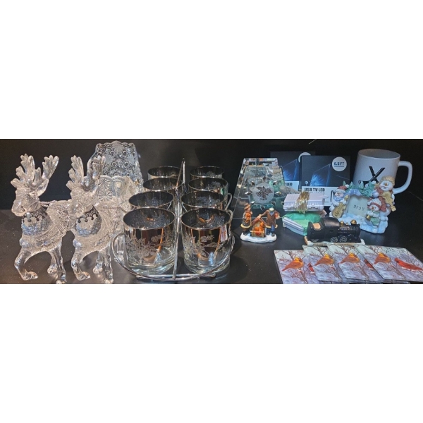 Holiday Themed Decorative Glass Collection Plus Lights, and More!  
