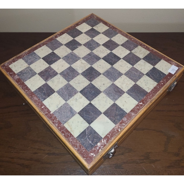 Chess Board/ Box w/ Storage for Pieces 10 X 10 