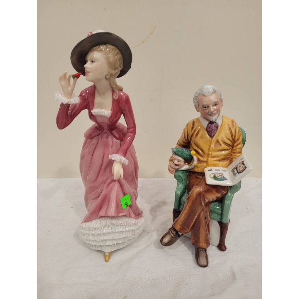 Two Porcelain Figurines: Royal Doulton and Something Special for Julia