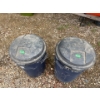 Image 3 : Steel Water Pump & Roughneck Bins with charcoal briquettes