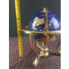 Image 2 : Blue Lapis Gemstone Table Globe with Brass Stand and Compass