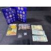 Image 1 : Coins & Note Collection - Coins of the World Booklet, Coins, Bahamas Bank Notes, Ireland Bank Note