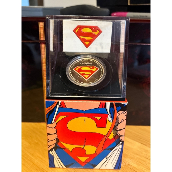 2013 $20 75th Anniversary of Superman™: The Shield - Pure Silver Coin