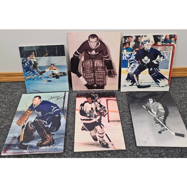 Six Toronto Maple Leafs Hockey Prints Featuring Historical Moments