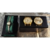 Image 1 : Le Roy and Assorted Watches Set Including Two Goldtone and One Silver-Tone Piece