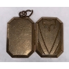Image 3 : Antique Art Deco Gold Plated Locket  6.6g