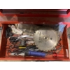 Image 3 : Red Metal Tool Chest with Assorted Tools and Accessories