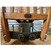 Image 3 : Classic Wooden Chair, Adjustable Back, Wheels and Solid Oak