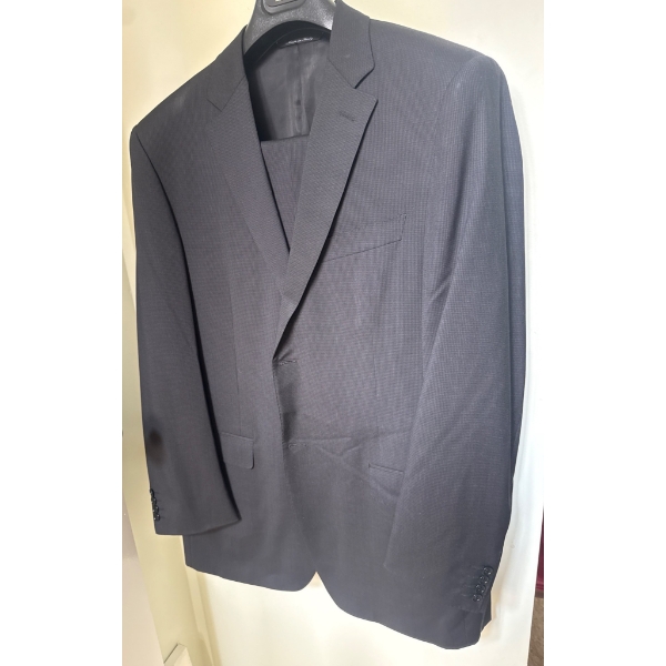 Canali Men's Suit Jacket in Dark Gray with Natural Comfort Label